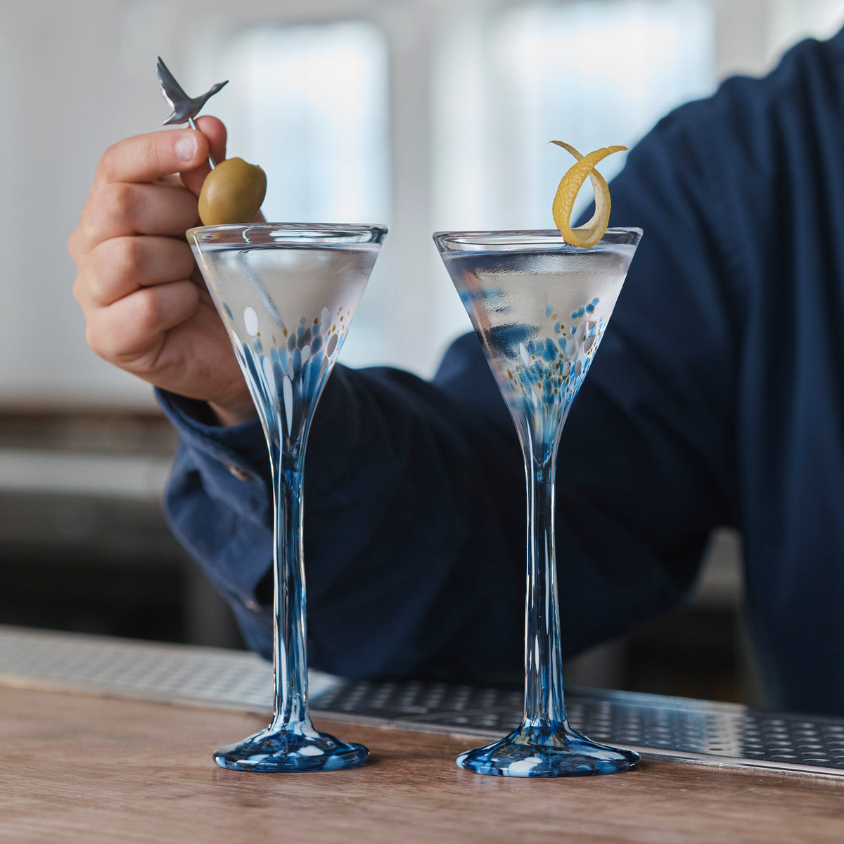 GREY GOOSE® x Henry Holland Martini Glasses – Set of Two