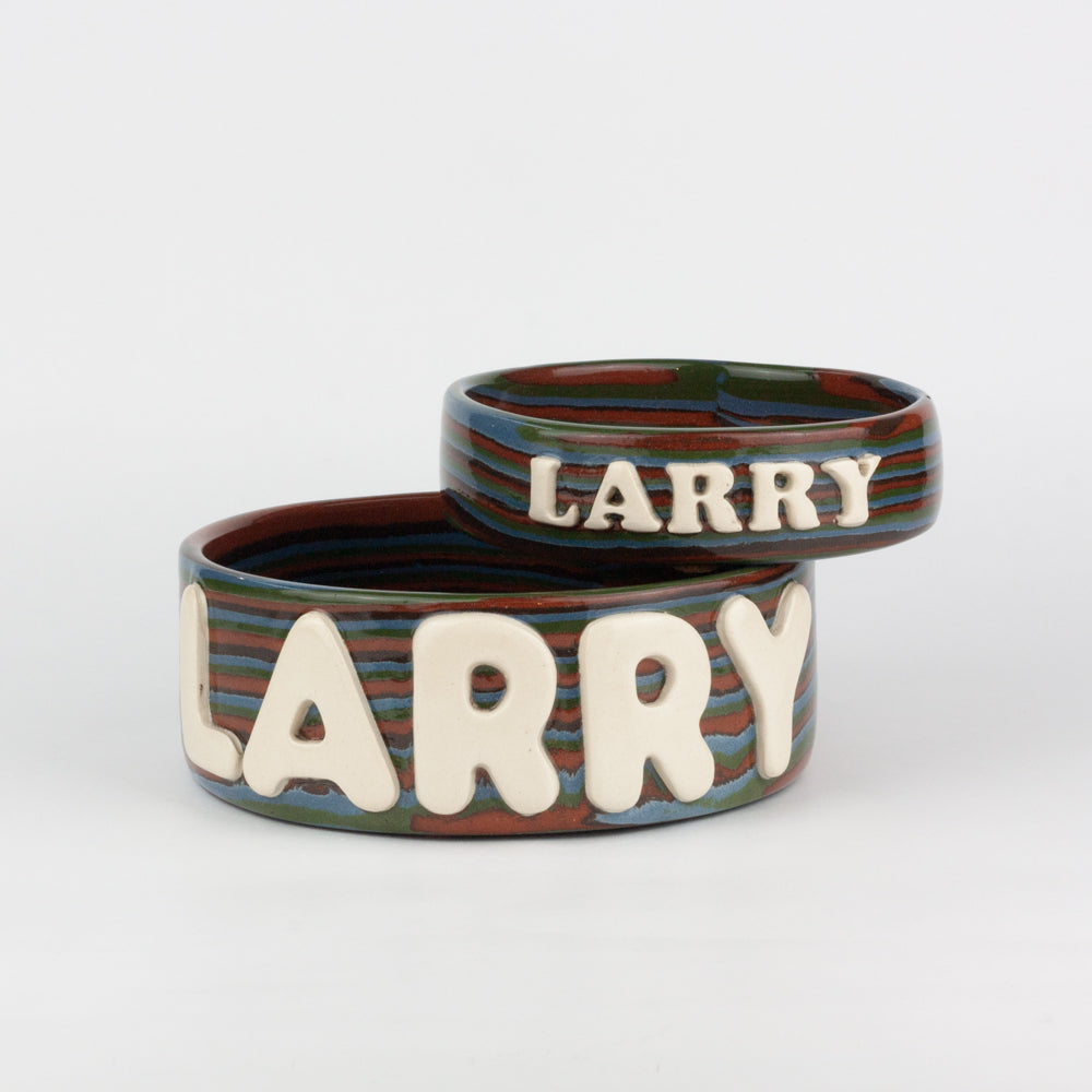Personalised 4 Multi-Coloured Small Pet Bowl