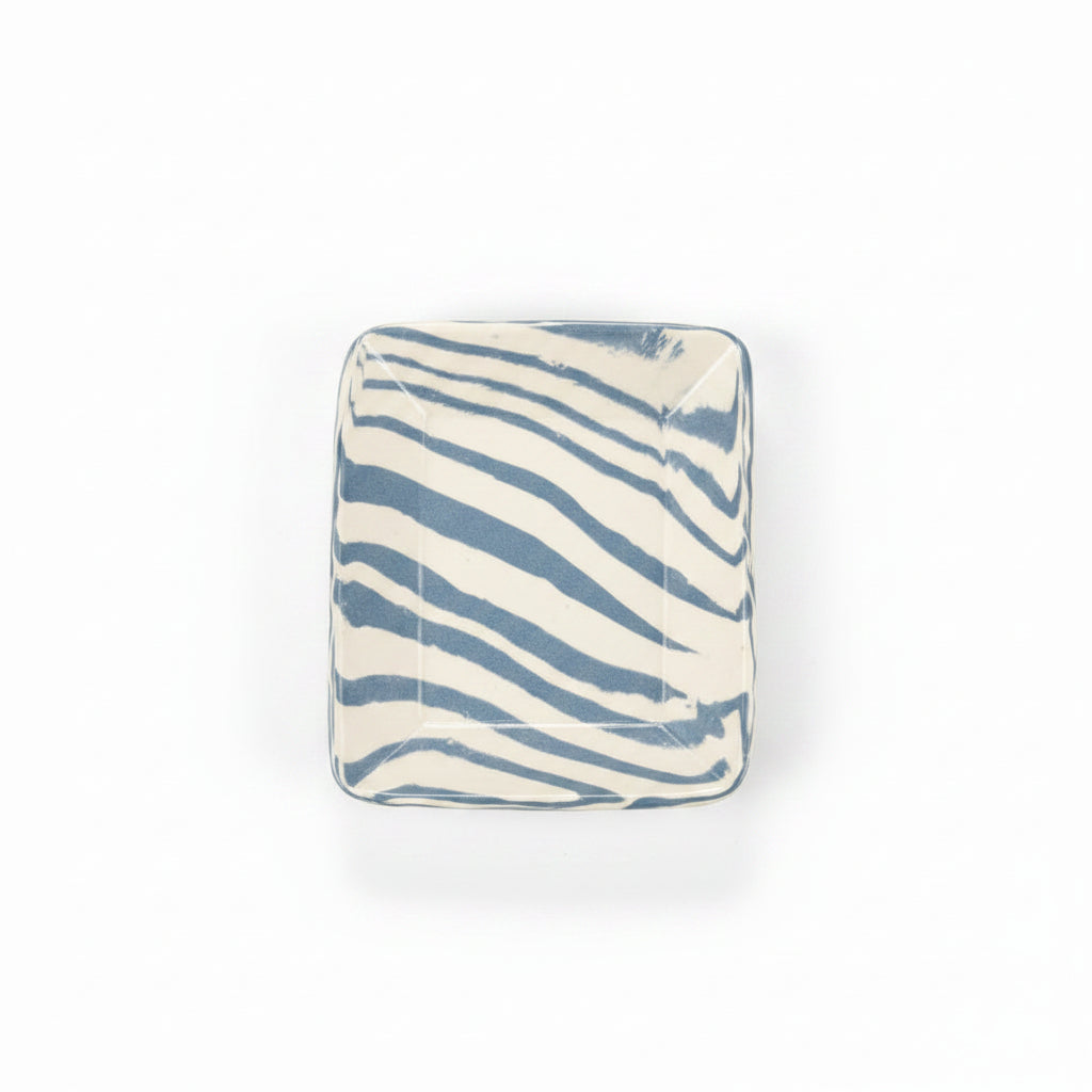 Mix Set of 4 Blue & White Tapas Plate