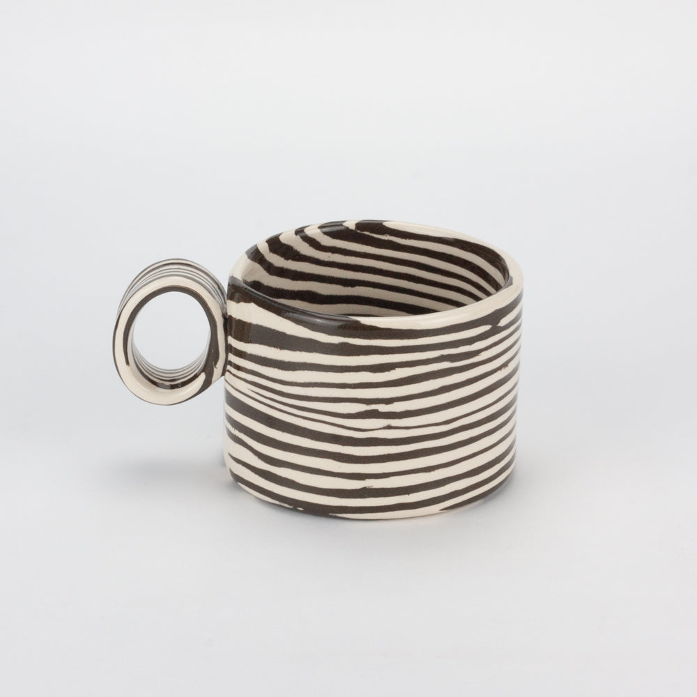 Brown & White Marble Hug Mug