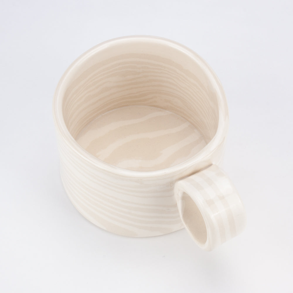 Oatmeal & White Marble Hug Mug