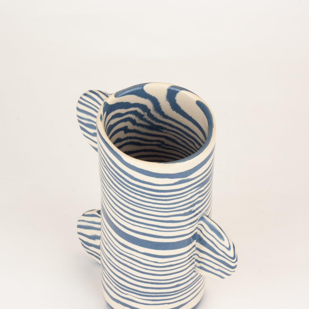 Blue & White Marble Mini Great Hey Vase