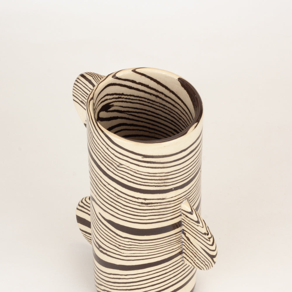 Brown & White Marble Mini Great Hey Vase