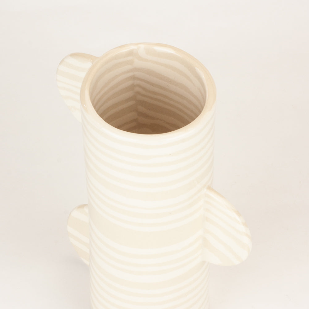 Oatmeal & White Marble Mini Great Hey Vase