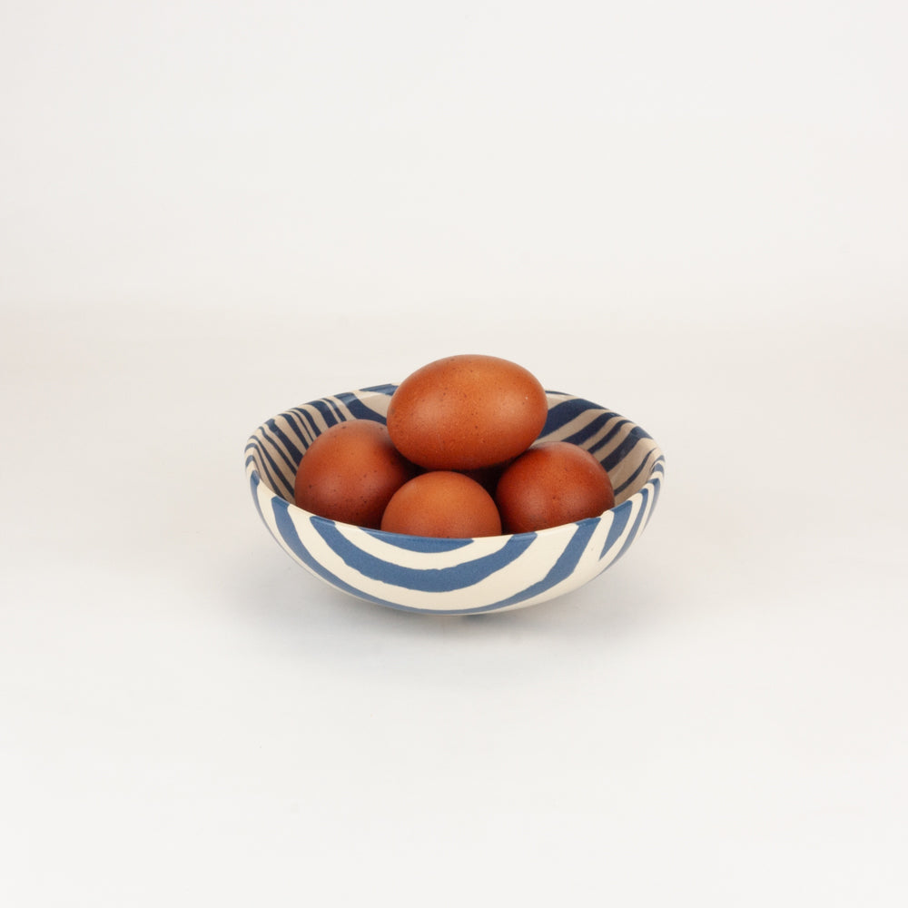 Blue & White Marble Small Bowl