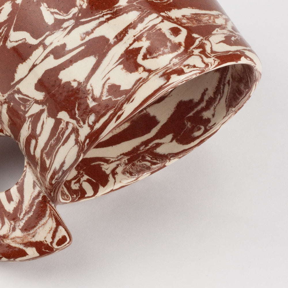 Terracotta & White Galaxy Mug