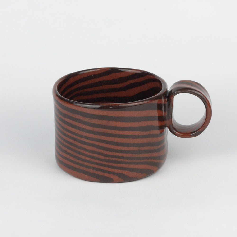 Terracotta & Brown Marble Hug Mug