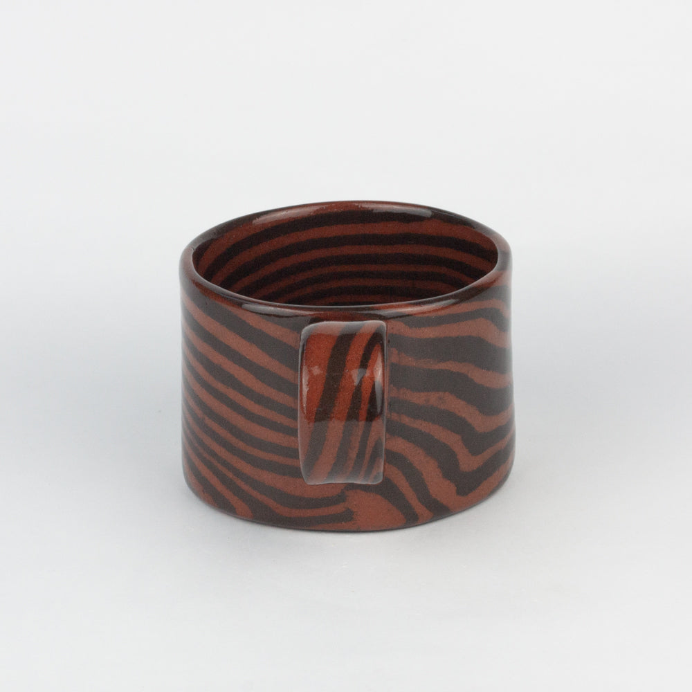 Terracotta & Brown Marble Hug Mug
