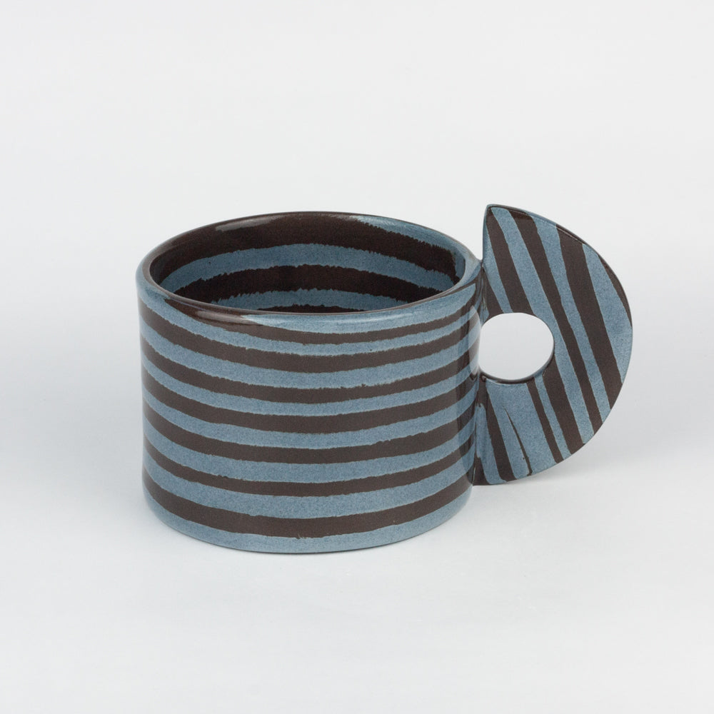 Blue & Brown Marble Mug