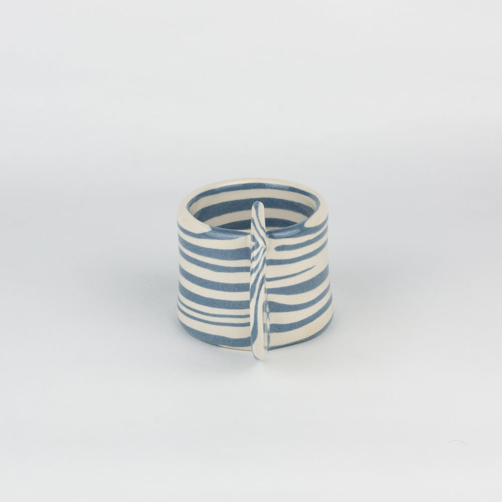 Blue & White Marble Espresso Mug