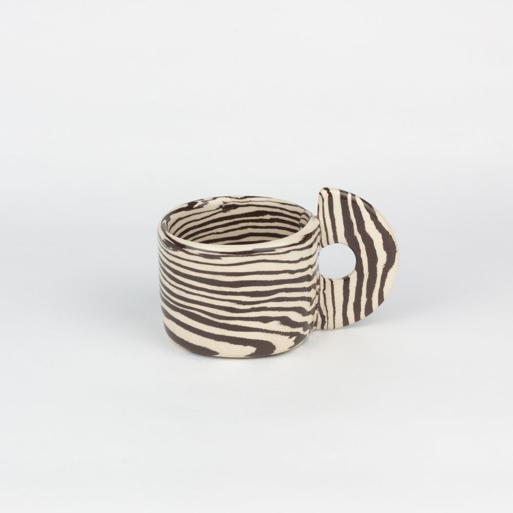 Brown & White Marble Espresso Mug