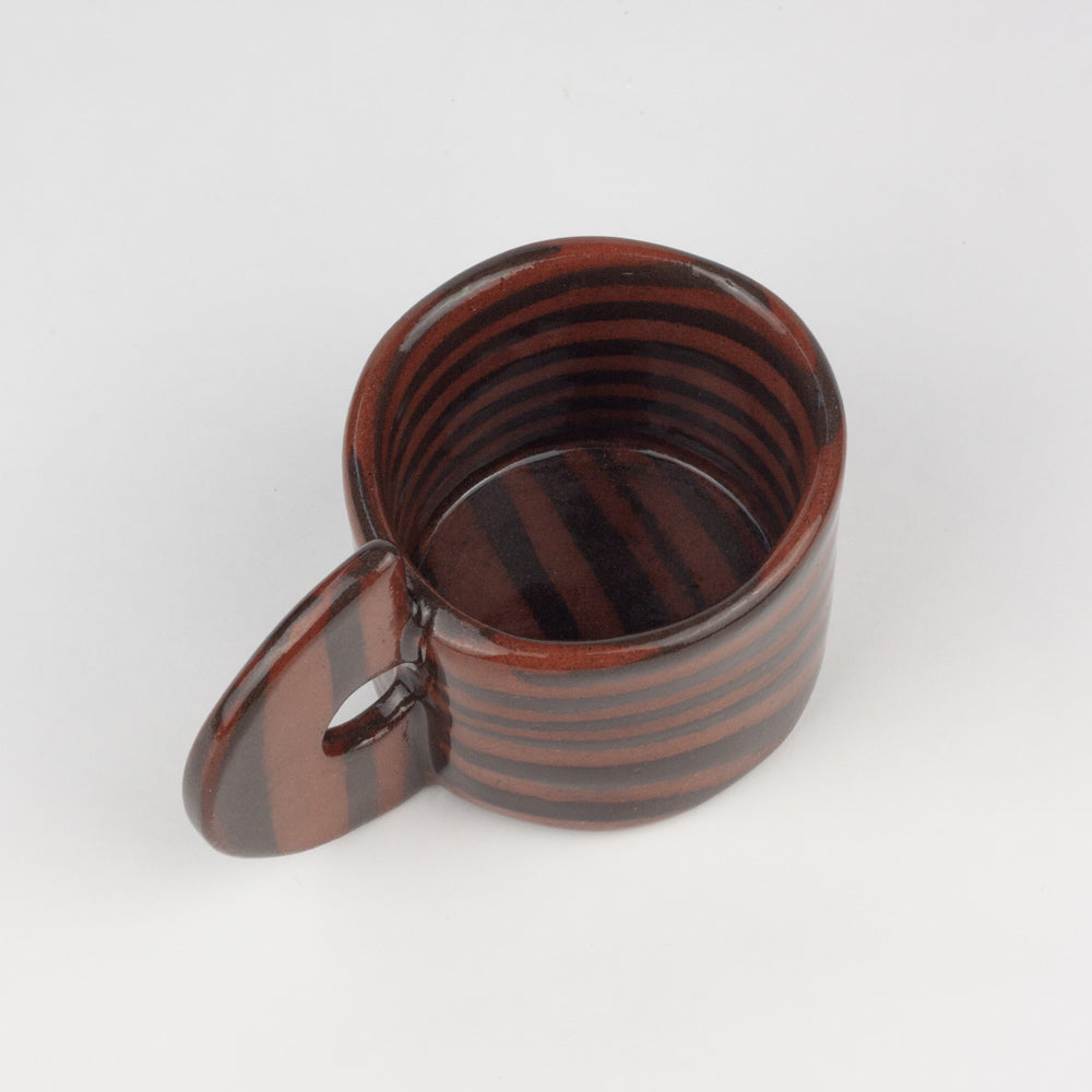 Terracotta & Brown Marble Espresso Mug