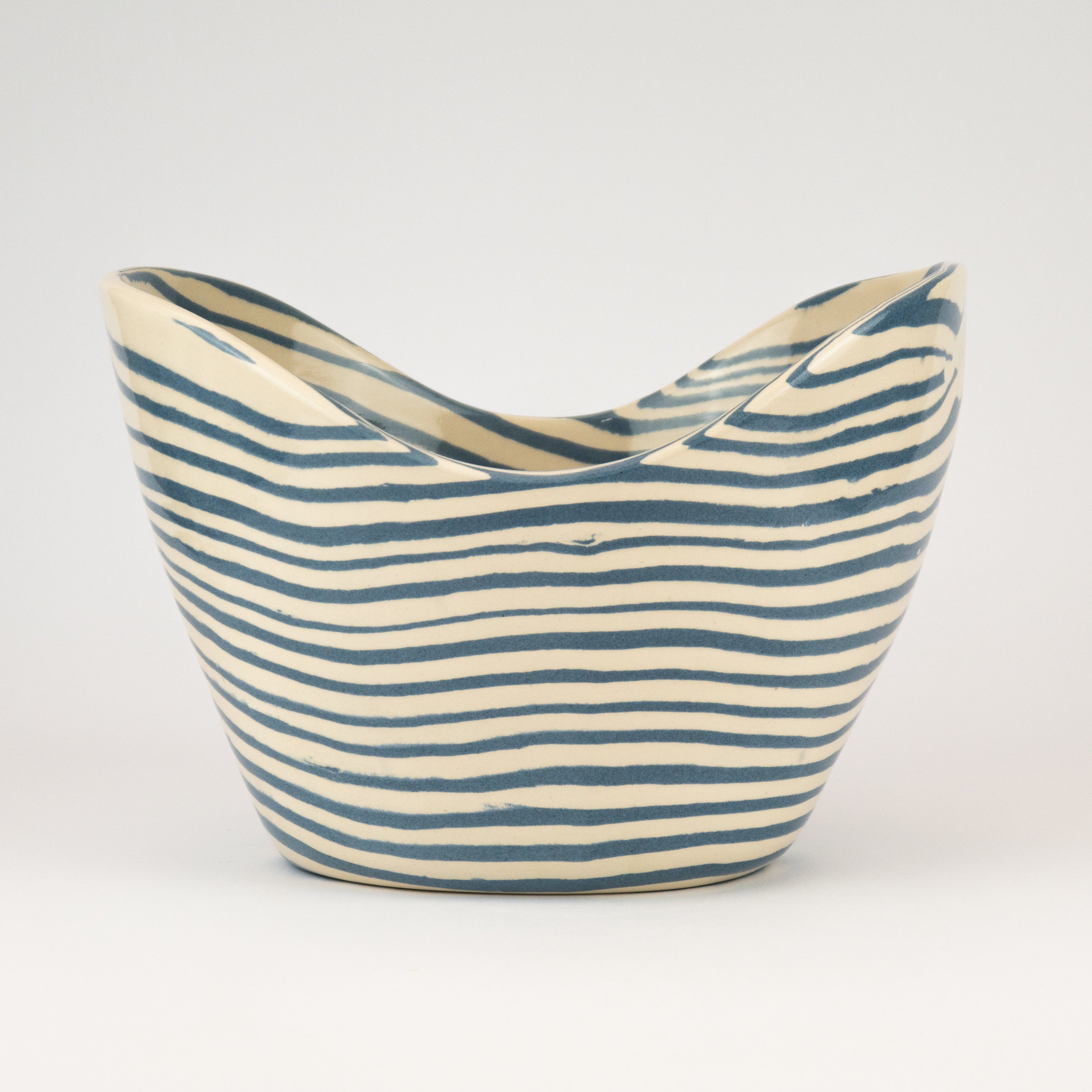 Blue & White Small Ice Bucket