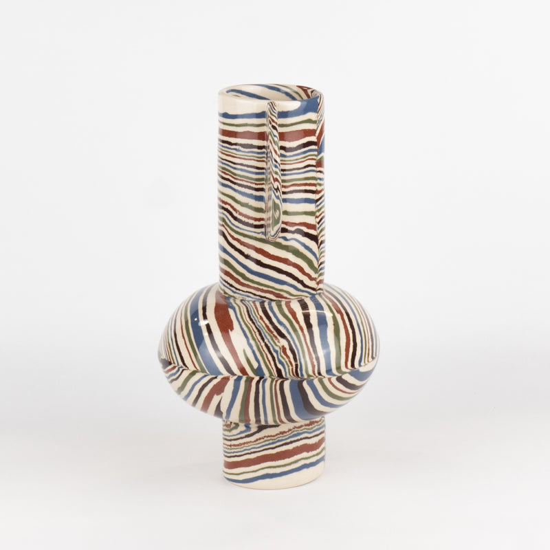 Five Multi-Colour Marble Profumo Vase