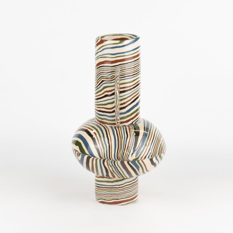 Five Multi-Colour Marble Profumo Vase