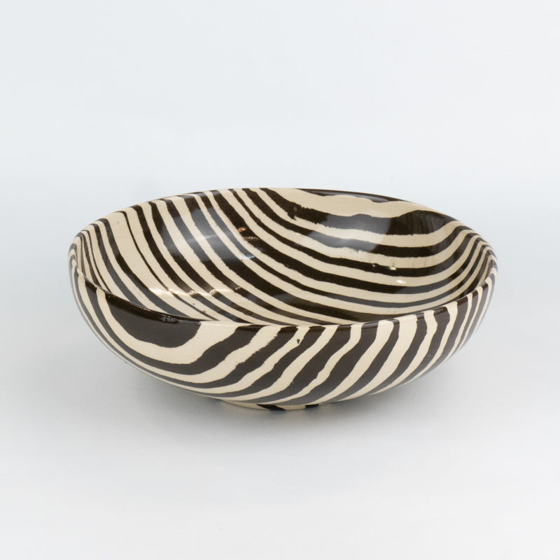 Brown & White Marble Ramen Bowl