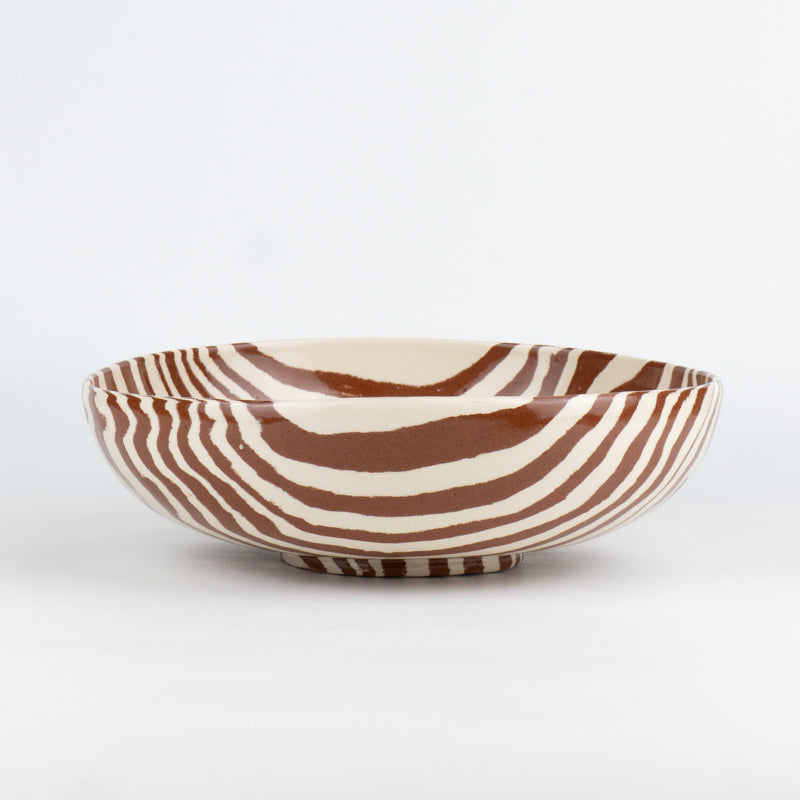 Terracotta & White Marble Ramen Bowl