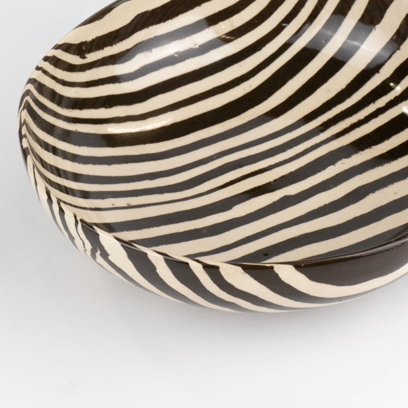 Brown & White Marble Ramen Bowl