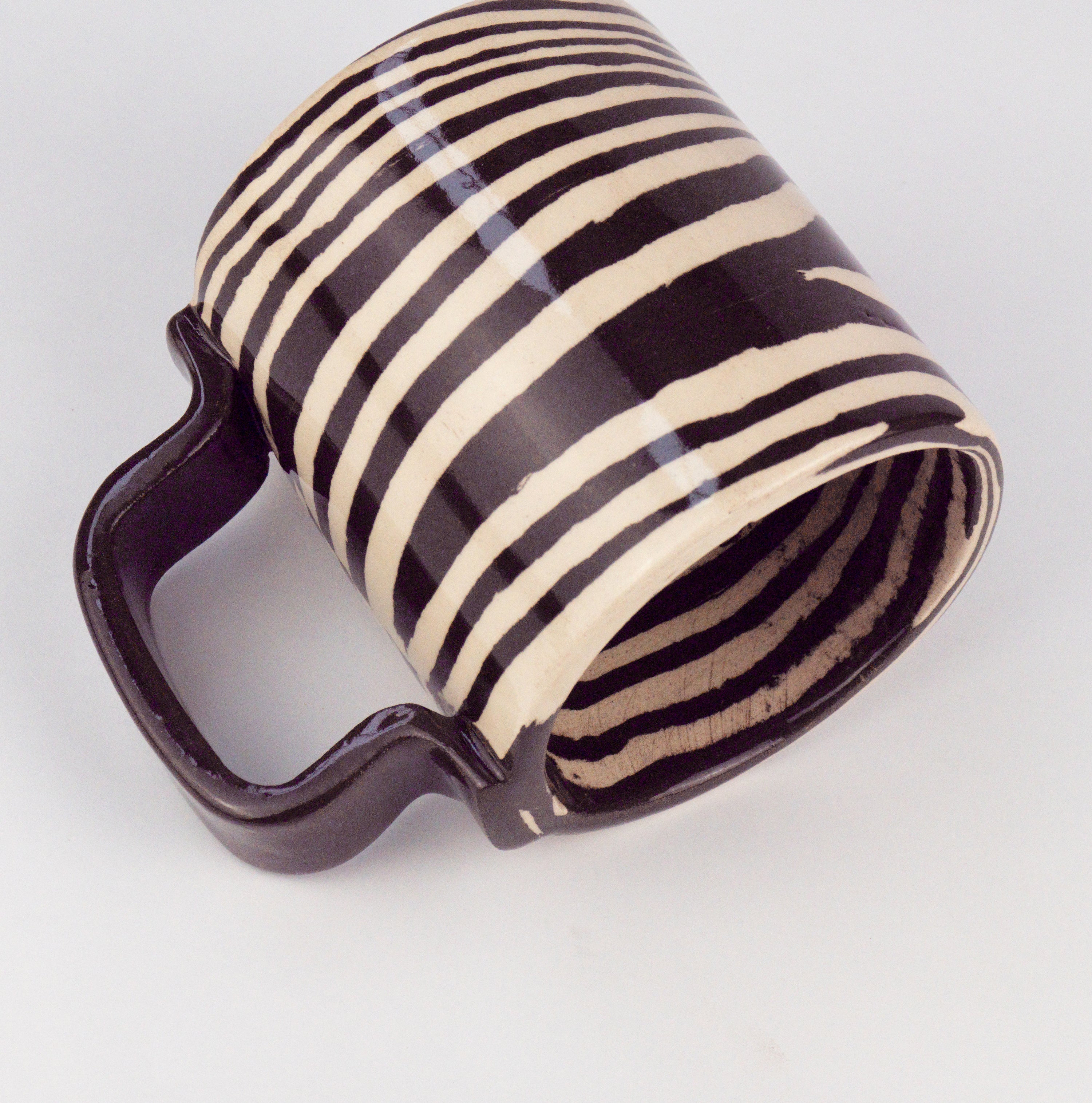Brown & White Arch Mug