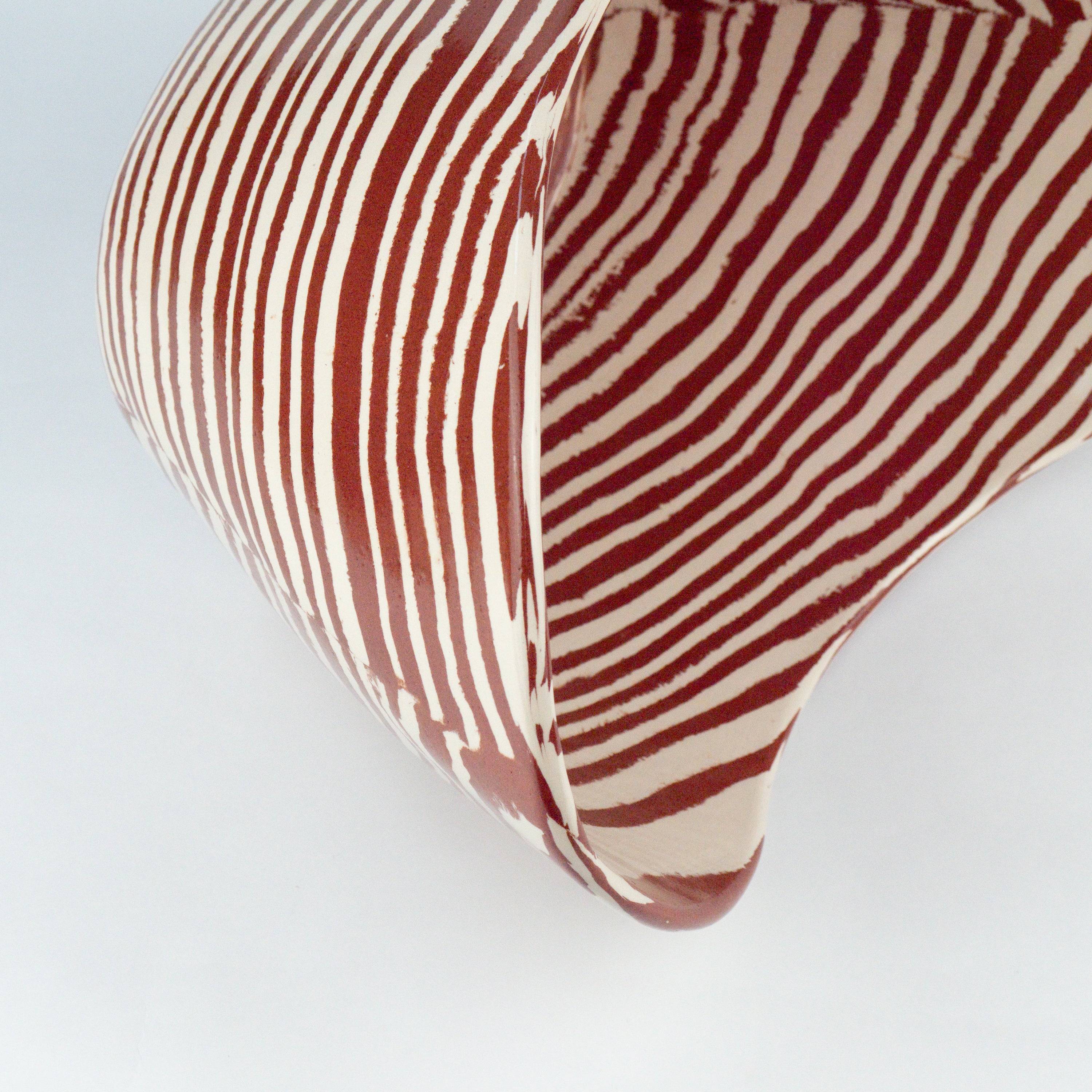 Terracotta & White Large Ice Bucket