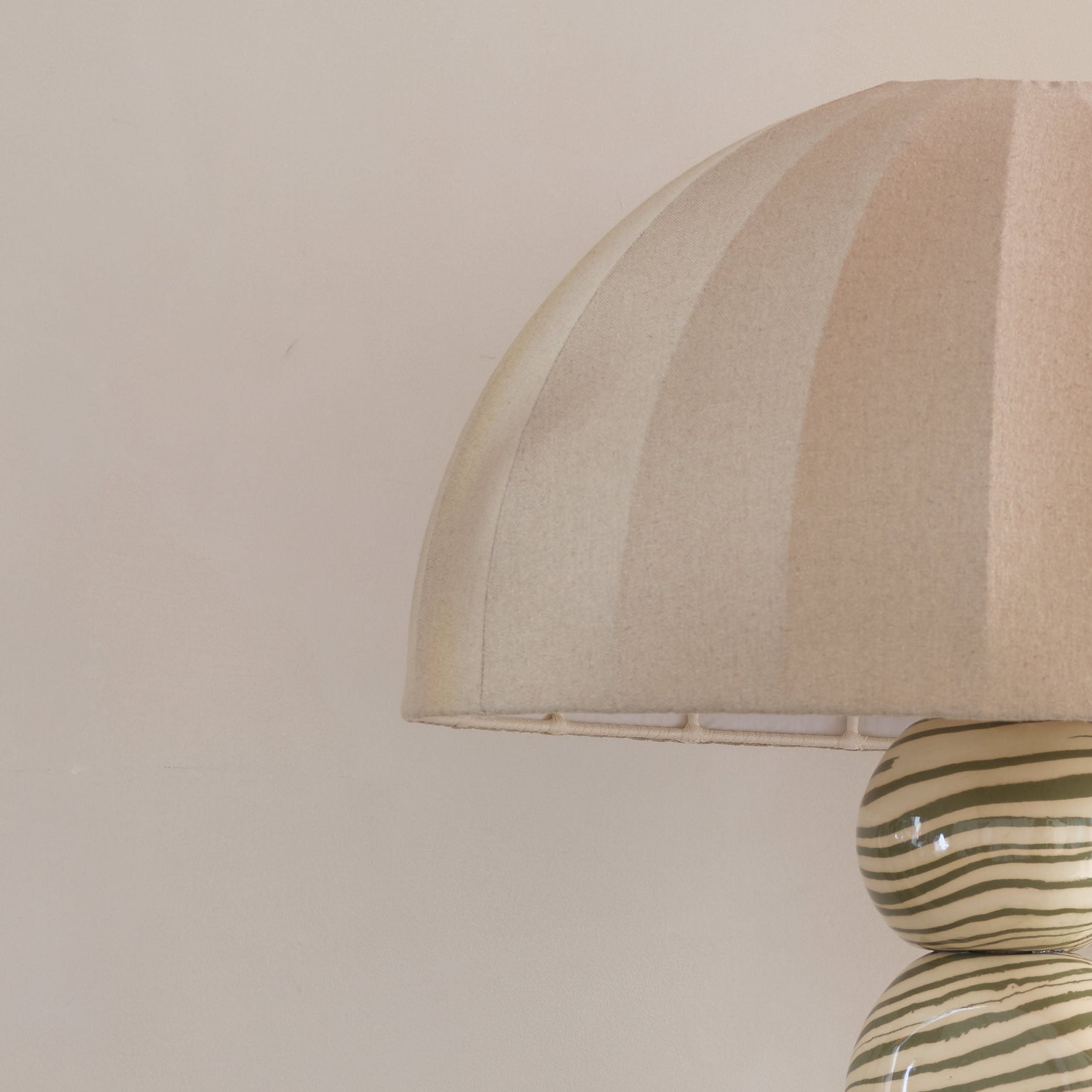 Green & White Marble "TABLE" Table Lamp