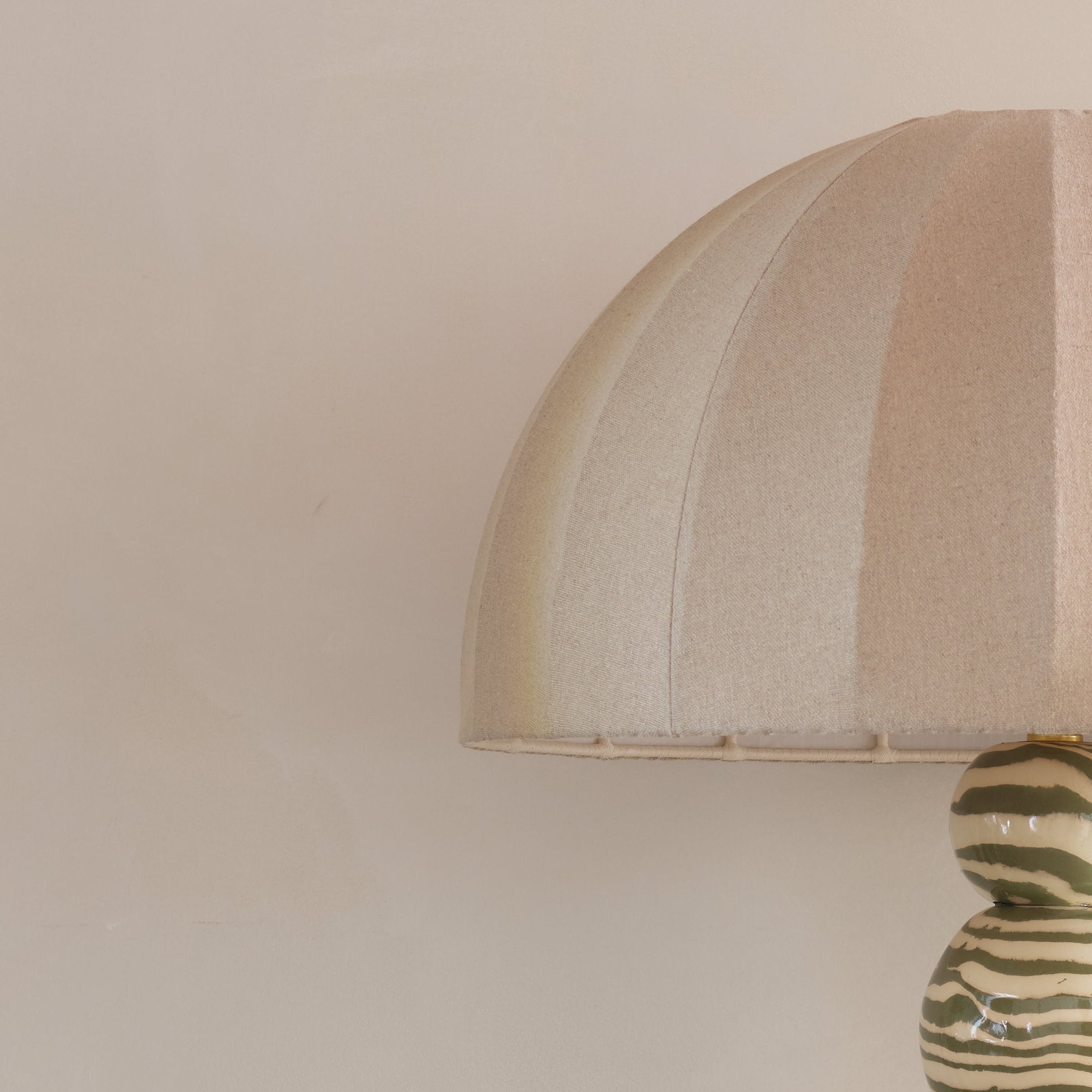 Green & White Marble "TALL" Floor Lamp