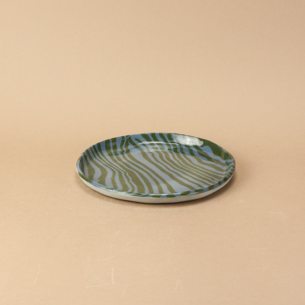 Green & Blue Side Plate