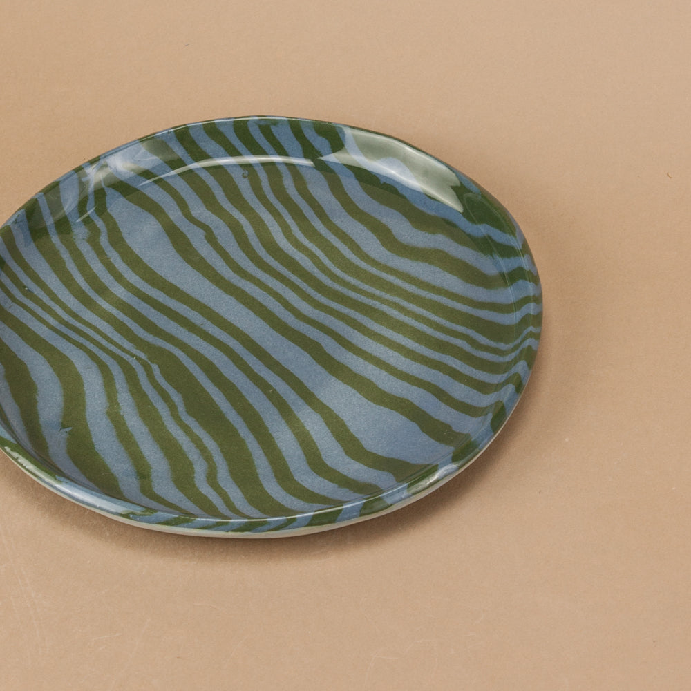Green & Blue Side Plate