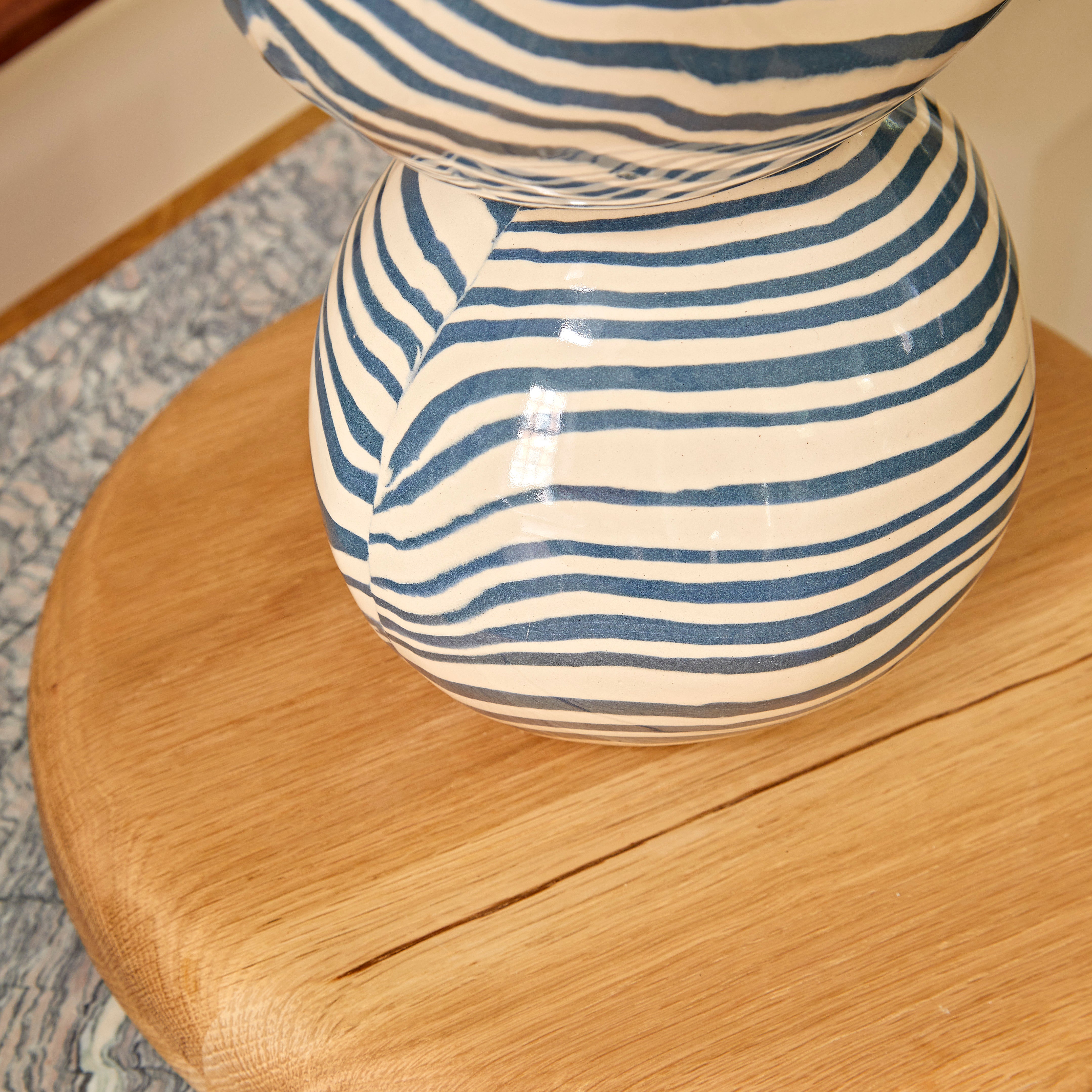 Blue & White Marble "TABLE" Table Lamp