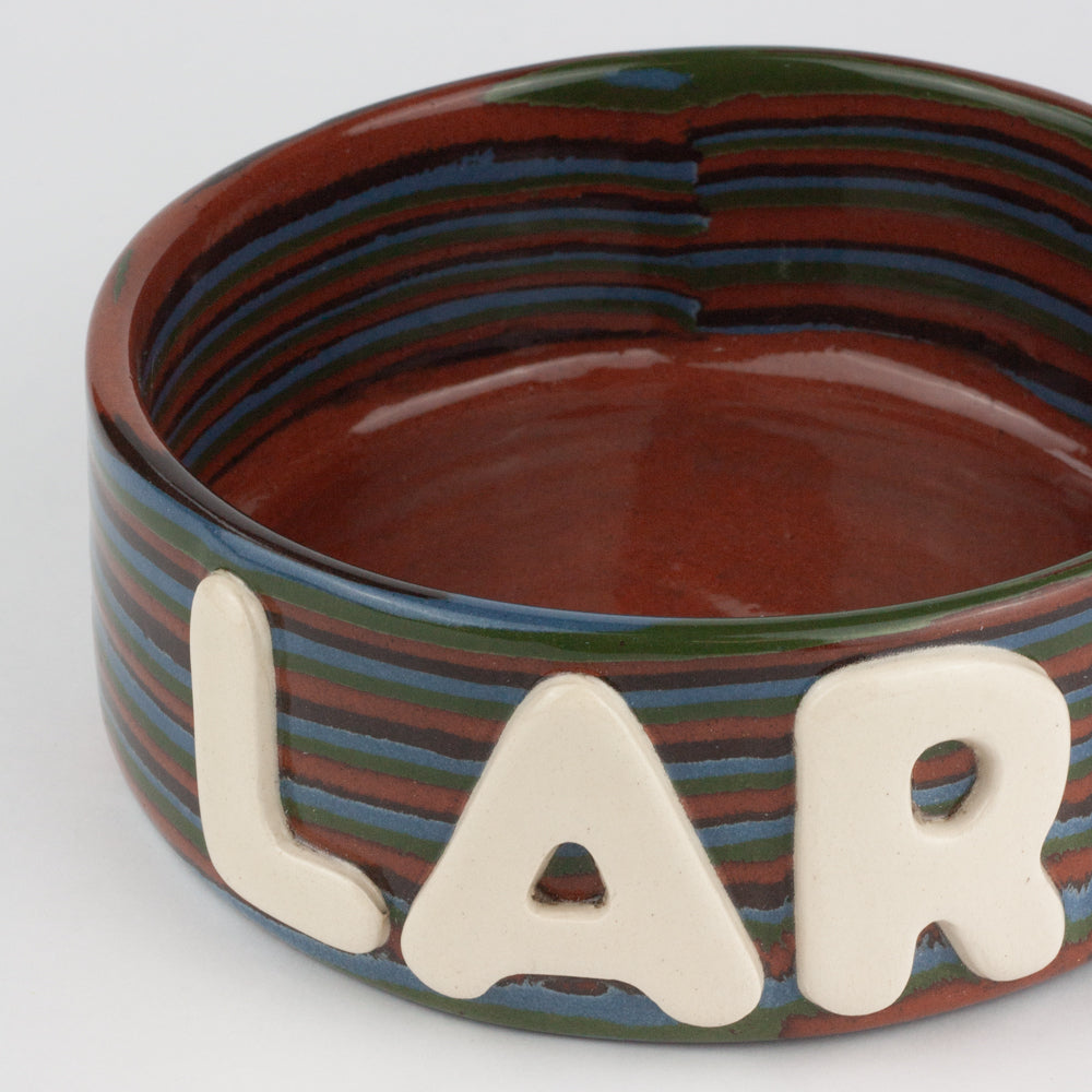 Personalised 4 Multi-Colour Large Pet Bowl