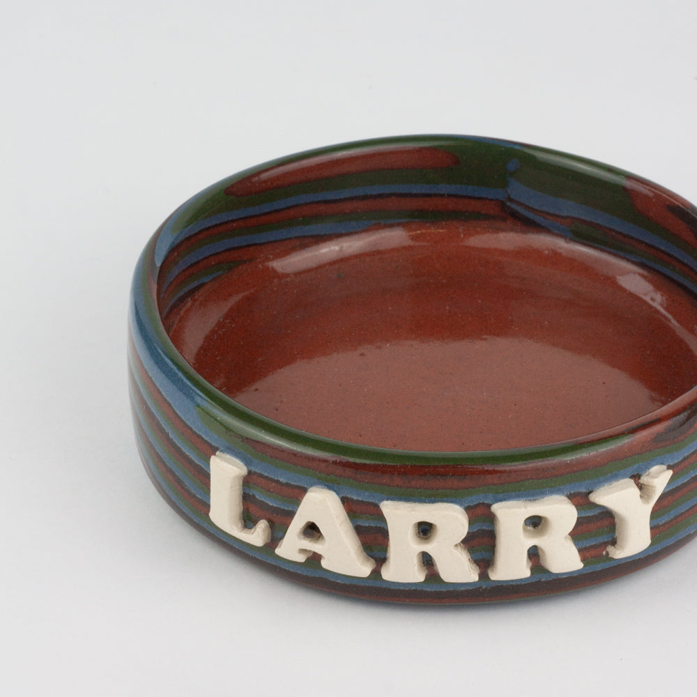 Personalised 4 Multi-Coloured Small Pet Bowl