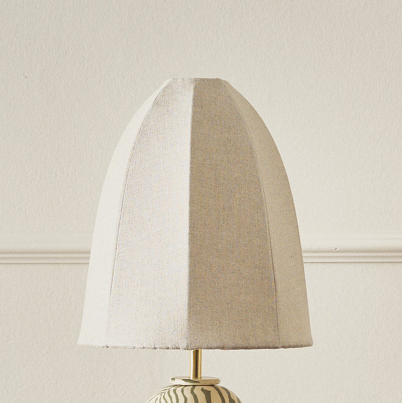 Franklyn Oatmeal & White Table Lamp