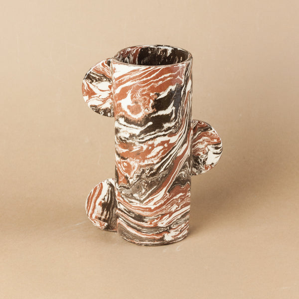 Brown, Terracotta & White Space Mini Great Hey Vase