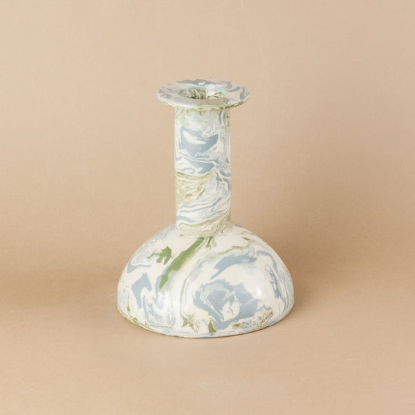 Blue, Green & White Space Windsor Vase