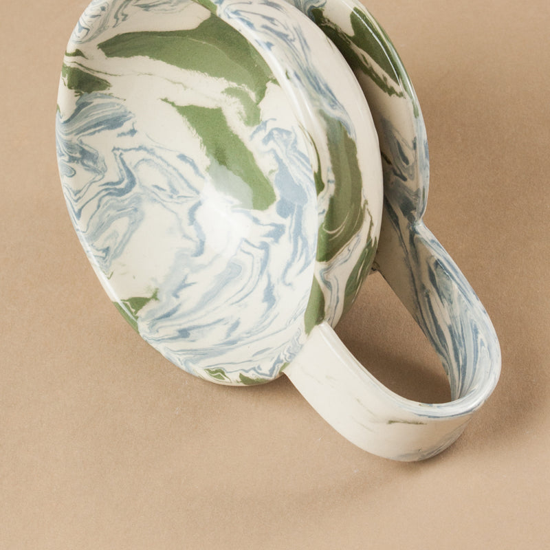 Blue Green & White 'ikigai'  Space Coffee Mug