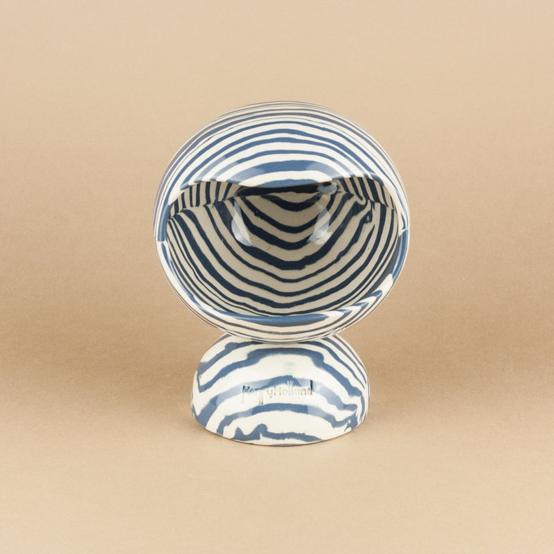 Blue & White Marble Salt Pig