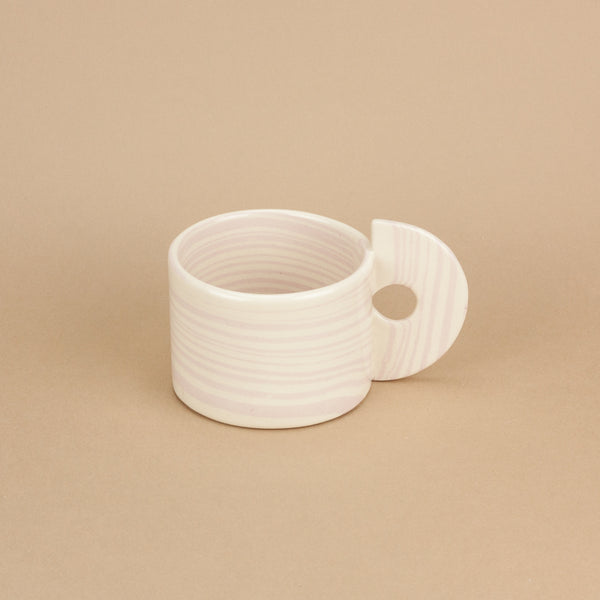 Pink & White Mug