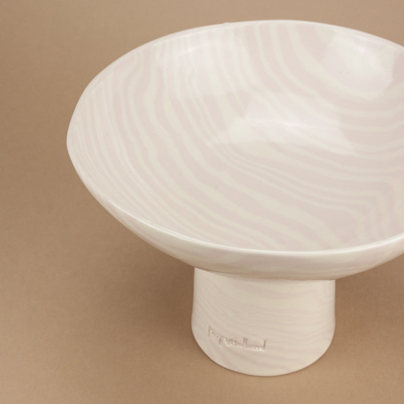 Pink & White Medium Chalice Bowl