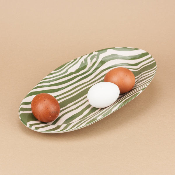 Green and Pink Small Platter