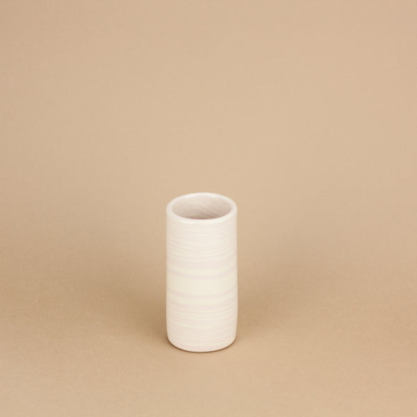 Pink & White Small Stem Vase
