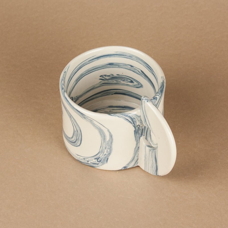 Blue & White Swirl Mug