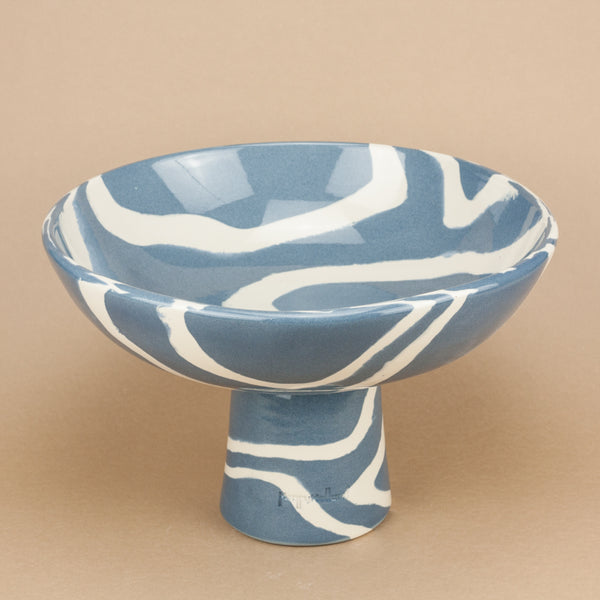 Blue & White Extra Large Loopy Chalice