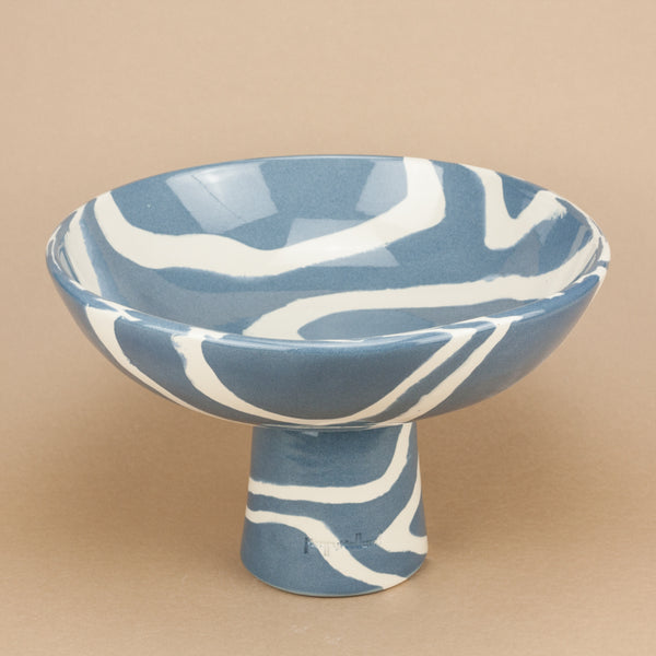 Blue & White Extra Large Loopy Chalice