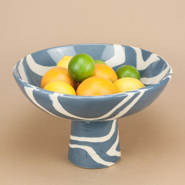 Blue & White Extra Large Loopy Chalice