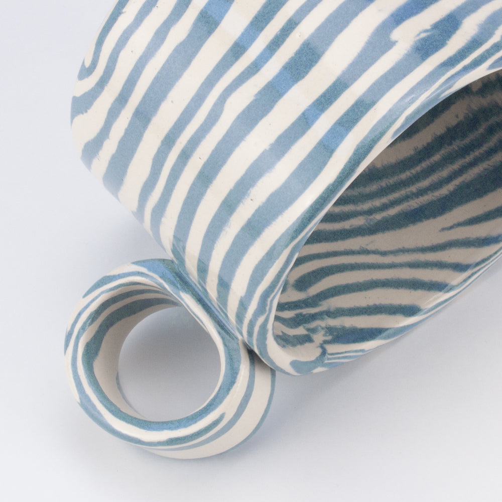 Blue & White Marble Hug Mug