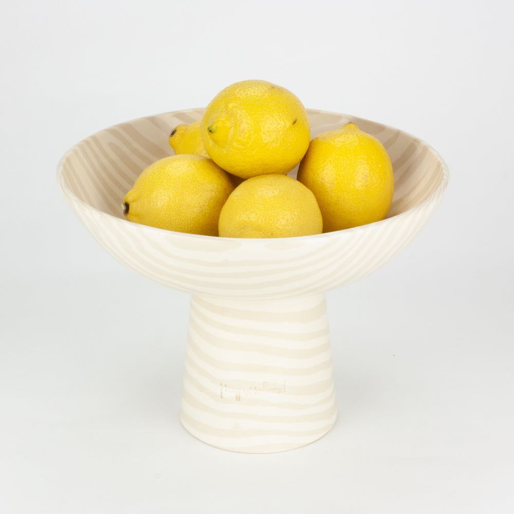 Oatmeal & White Medium Chalice