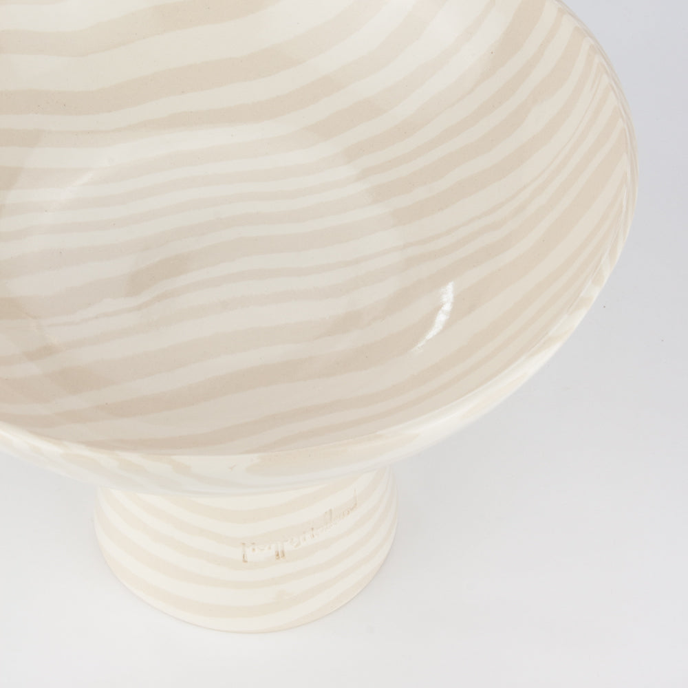 Oatmeal & White Medium Chalice