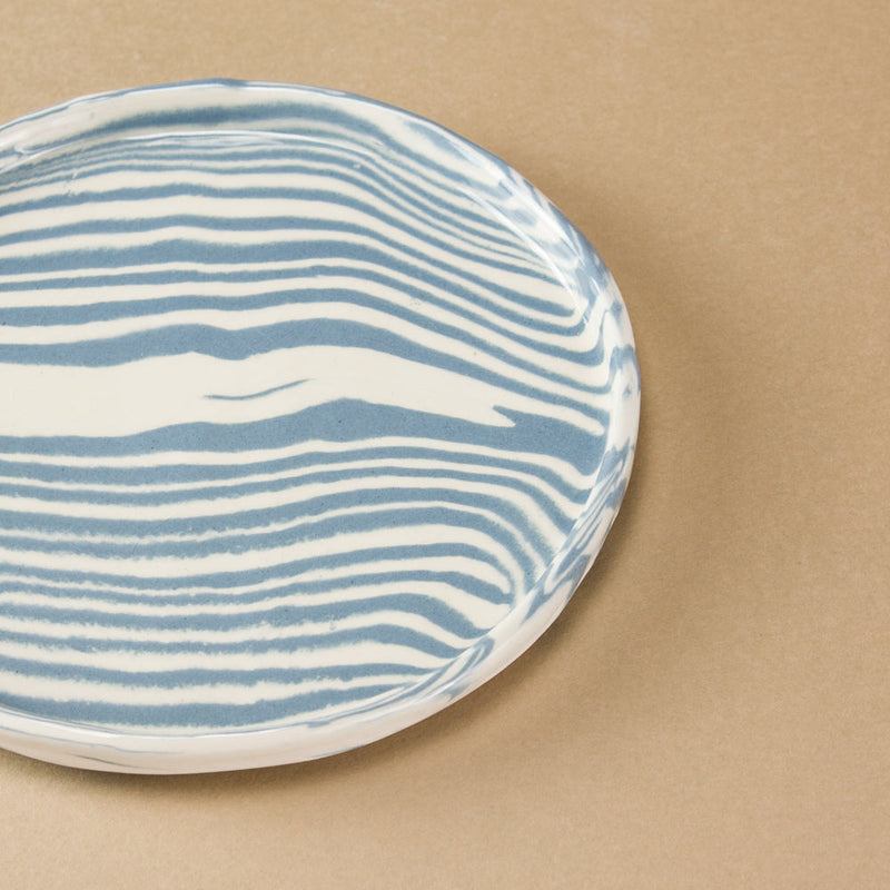 Set of 2 Blue & White Side Plates