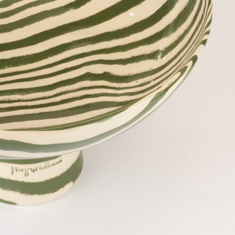 Green & White Extra Large Chalice