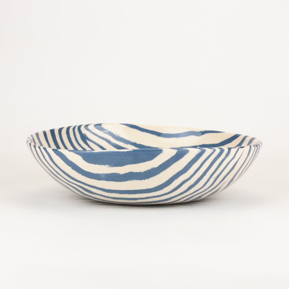 Blue & White Salad Bowl